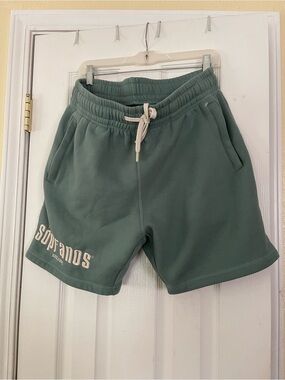 Soprano Olive Drawstring Athletic Shorts